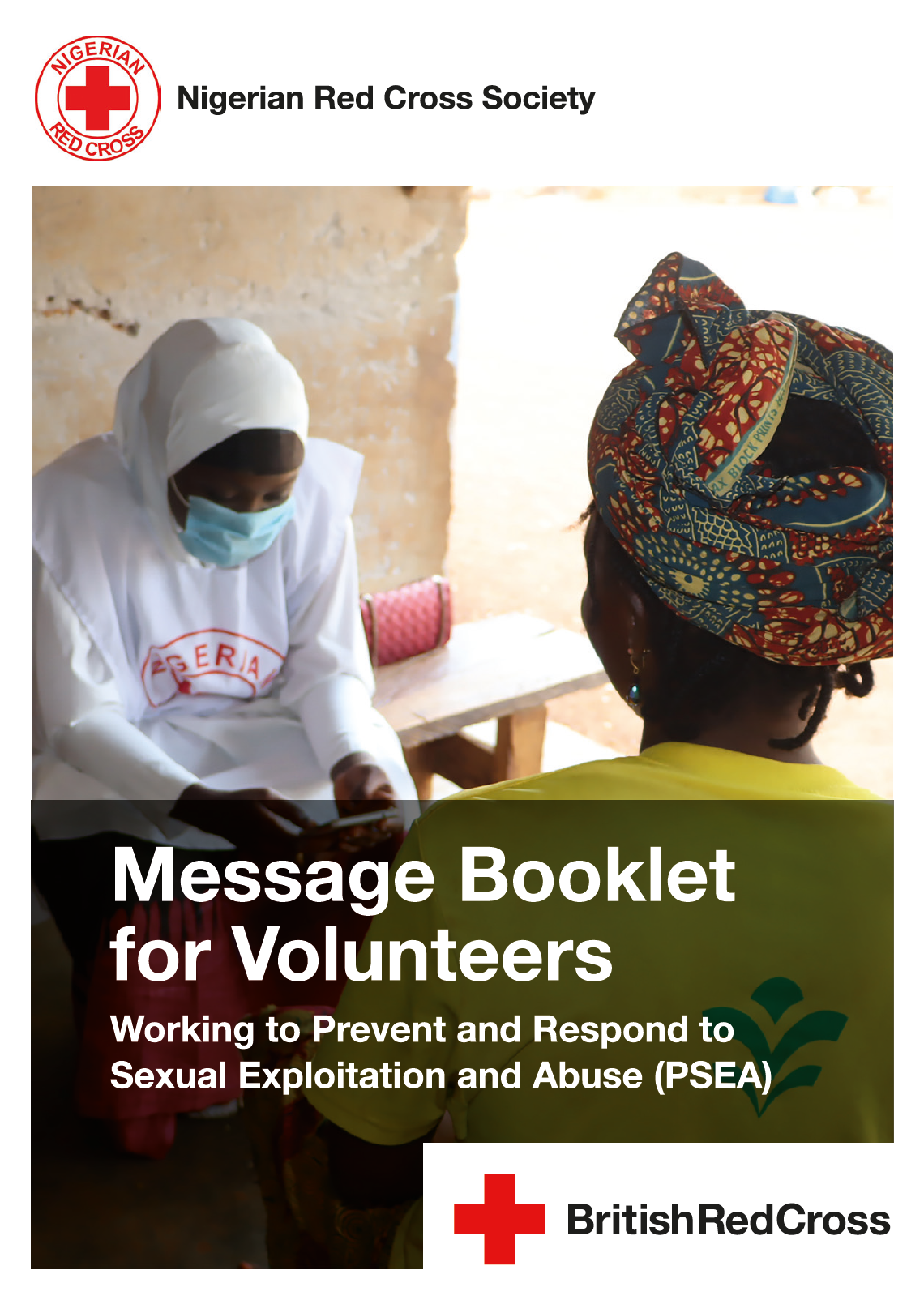 Cover image of PSEA message booklet for volunteers