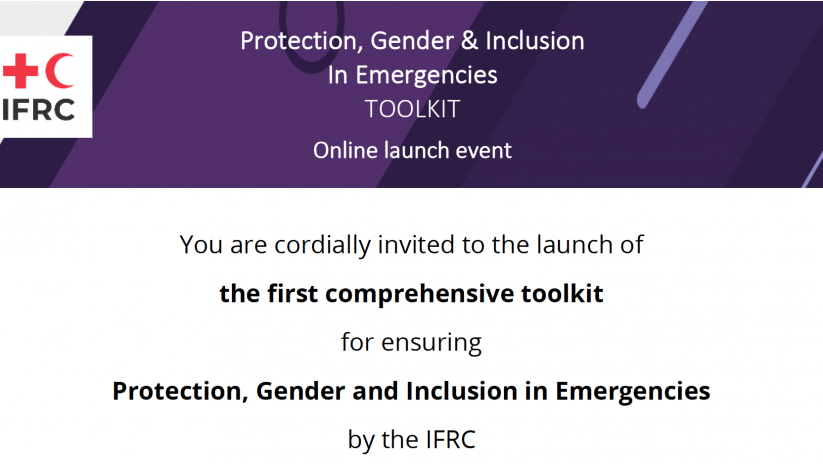 Online launch event flyer for PGIiE toolkit